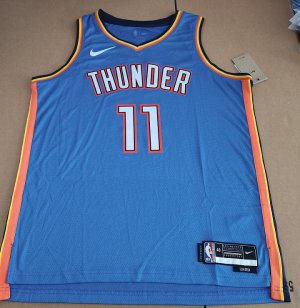 NBA 11 Joe OKC Thunder City Maillot bleu